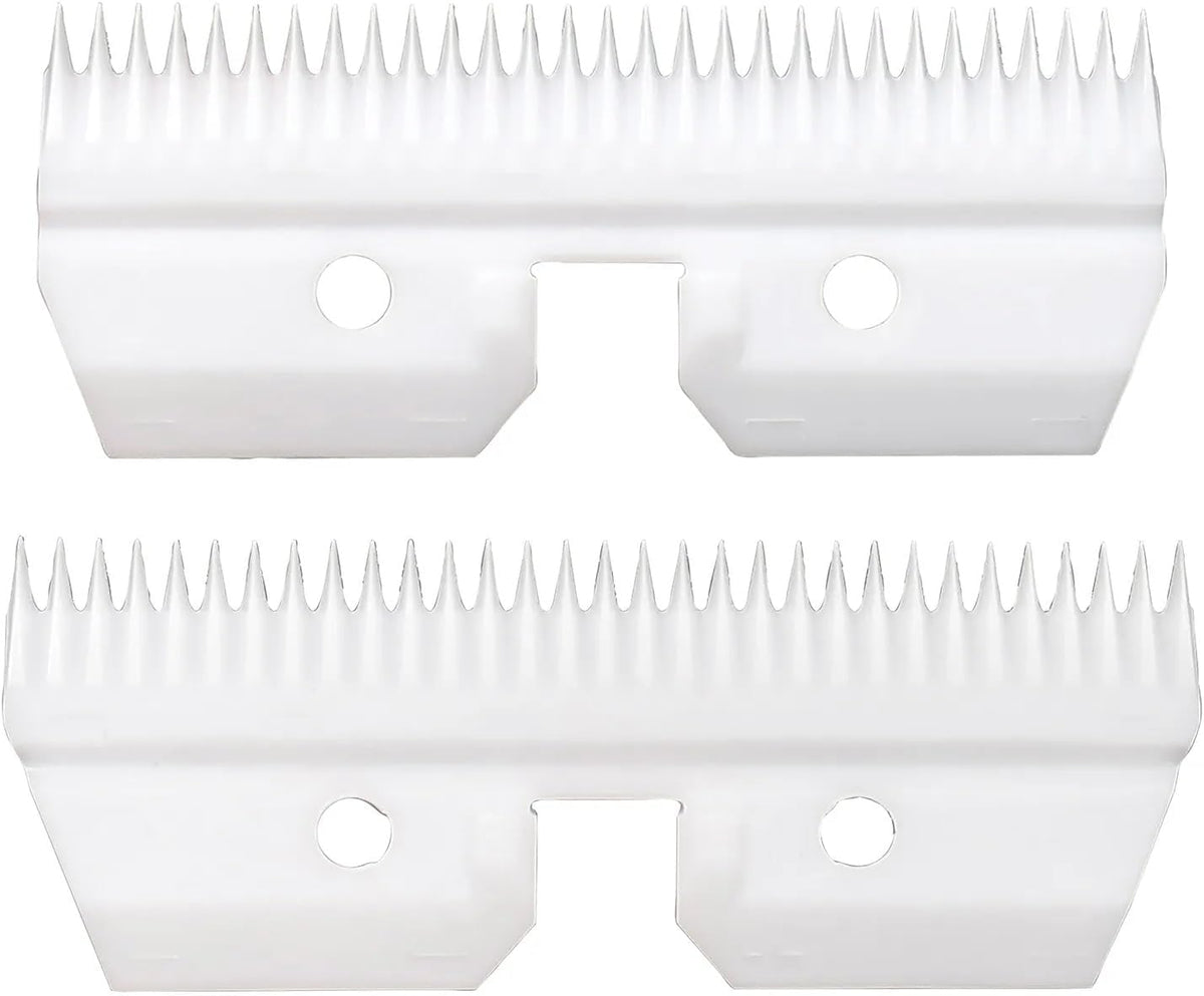 Back profile of the Generic Ceramic Edge wide grooming replacement blade showing the durable alignment.