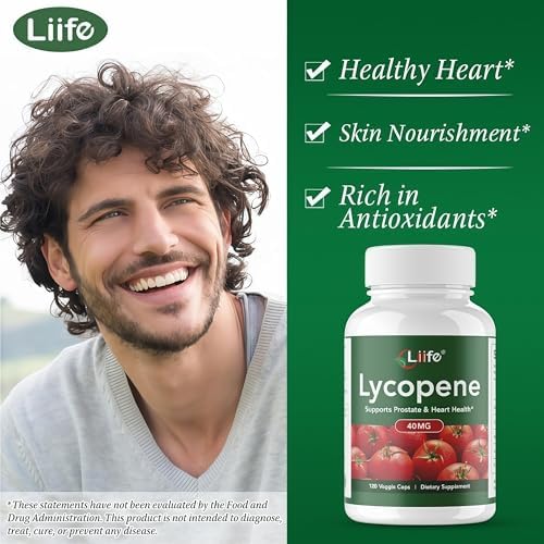 LIIFE Lycopene antioxidant support capsule packaging close-up