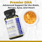 Premier Research Labs vegan omega 3 supplement label details