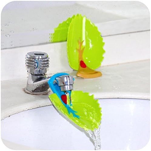 Yonisun leaf design safety faucet extender front view