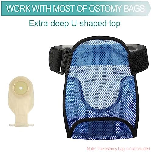 Lightweight protective ostomy support garment for men and women.