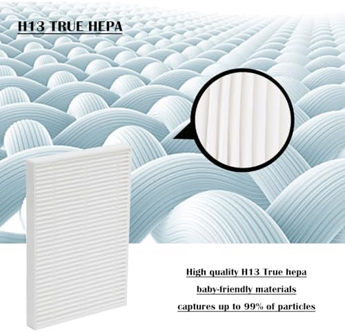 Close up of H13 HEPA filter media structure for KleanPal Pro