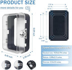 Side view of Pilispark heavy duty outlet guard