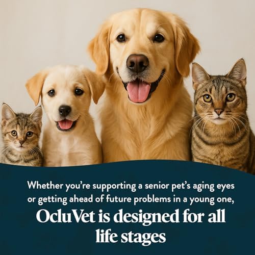 OcluVet antioxidant pet eye supplements clear vision soft chewable treats
