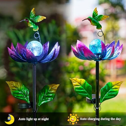 Adjustable height poles for metal solar wind spinner