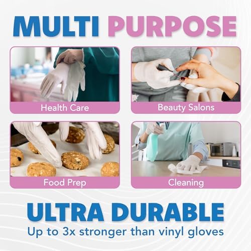 Waterproof food safe cleaning gloves for sensitive hands