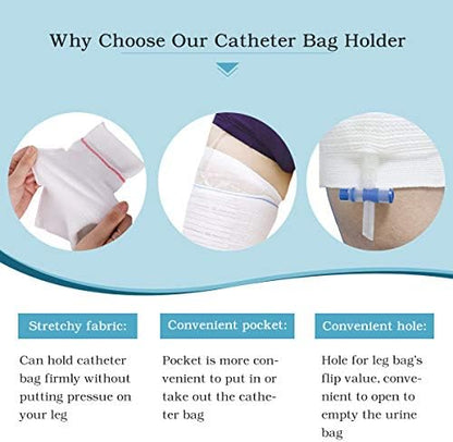 HANSILK catheter sleeve inner pocket detail for urine bag placement