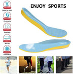 Side profile of VoMii arch support insoles showing ergonomic foam thickness.