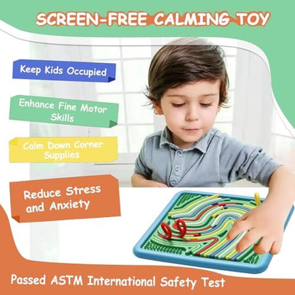 HAPATOYS sensory board set in portable travel bag for easy transport