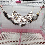 Ismarten small animal hanging hammock attached inside pet cage with hooks