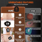 Full product spread showing the 30 pieces of pre-cut athletic adhesive patches for diabetes sensors.