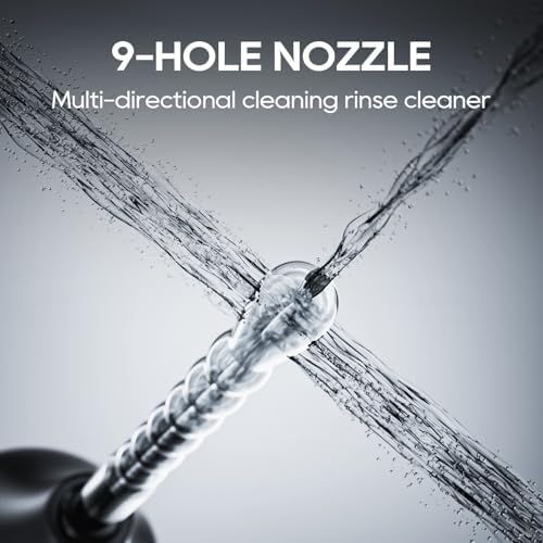 Silicone enema bulb with 19.7 inch hose and four interchangeable nozzles