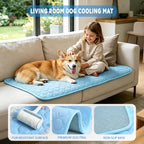Dgdgbaby portable dog mat folded compactly to demonstrate easy storage and travel convenience.