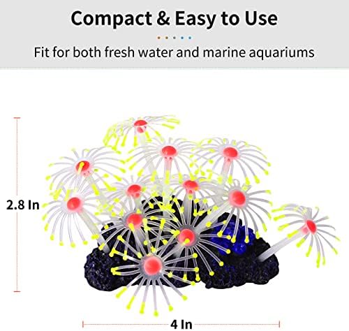 Uniclife 4 inch yellow coral plant side angle