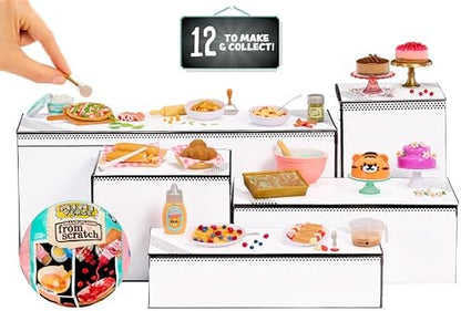 Completed miniature food collectible displayed safely inside its clear capsule showcase.