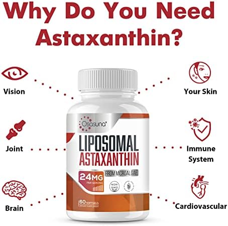 Osasuna Liposomal Astaxanthin packaging details