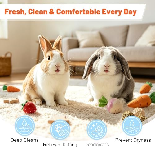 USA imported dry bath foam for bunnies and hamsters