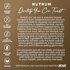 Nutrum NMN longevity dietary supplement packaging in lifestyle setting