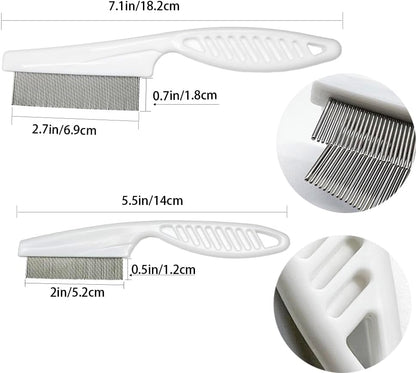 Close up of stainless steel teeth on Qoaimu grooming tool