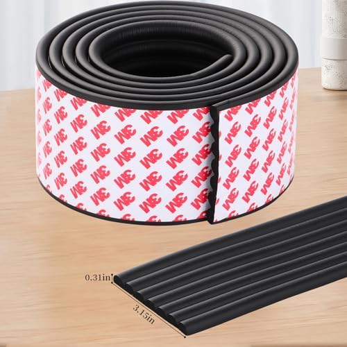 Black foam furniture bumper for baby proofing