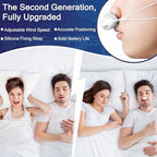 Dual turbo fan nasal dilator vents for improved air circulation.