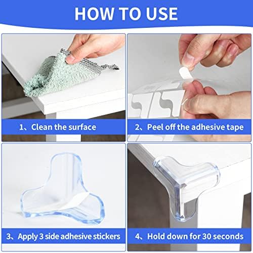 Baby safety furniture corner guard set for homes