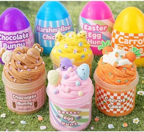 Children playing safely with non toxic holiday slime and decorating with charms