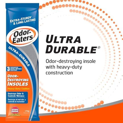 Odor-Eaters trim to fit shoe inserts for work boots and sneakers
