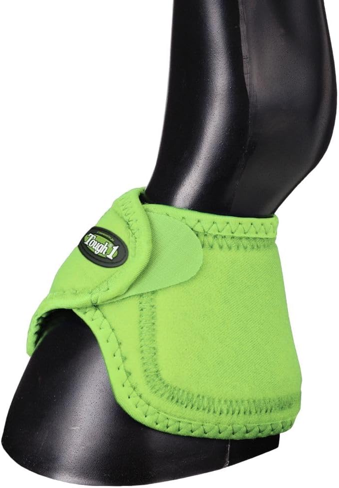 Tough 1 horse hoof protection boots close up of cut-away front design