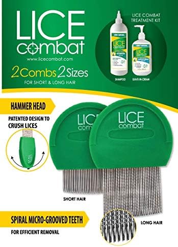 Family size 16 ounce lice treatment bottle showing 100 percent natural seal.