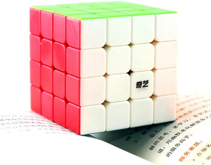 BestCube QiYi stickerless puzzle cube showcasing the anti pop internal piece mechanism