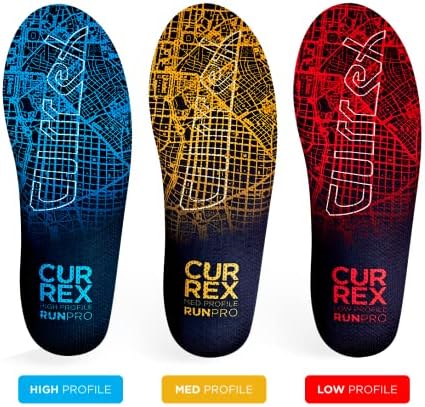 Trim-to-fit Currex insoles for customized running shoe comfort