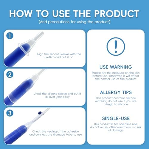 Full set of 10 Rloval external urinary catheters for daily use