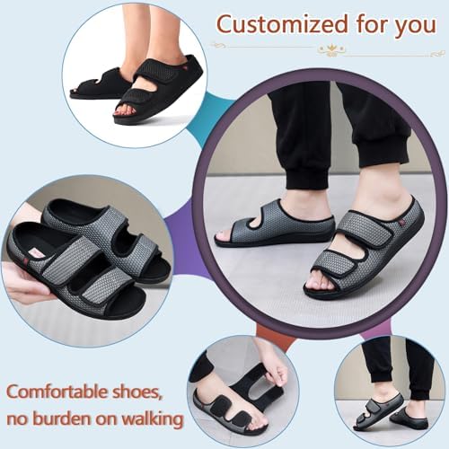Extra wide width diabetic footwear for women showing breathable mesh texture.