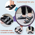 Extra wide width diabetic footwear for women showing breathable mesh texture.