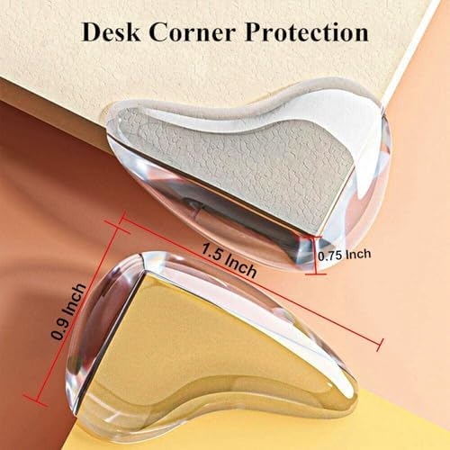 Safety accessory set for childproofing furniture corners