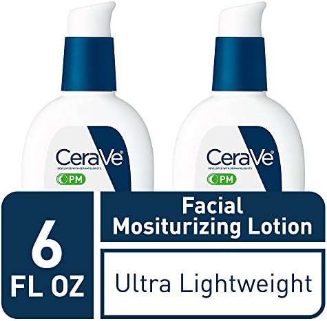 CeraVe PM ultra-lightweight night lotion with niacinamide for normal to oily skin
