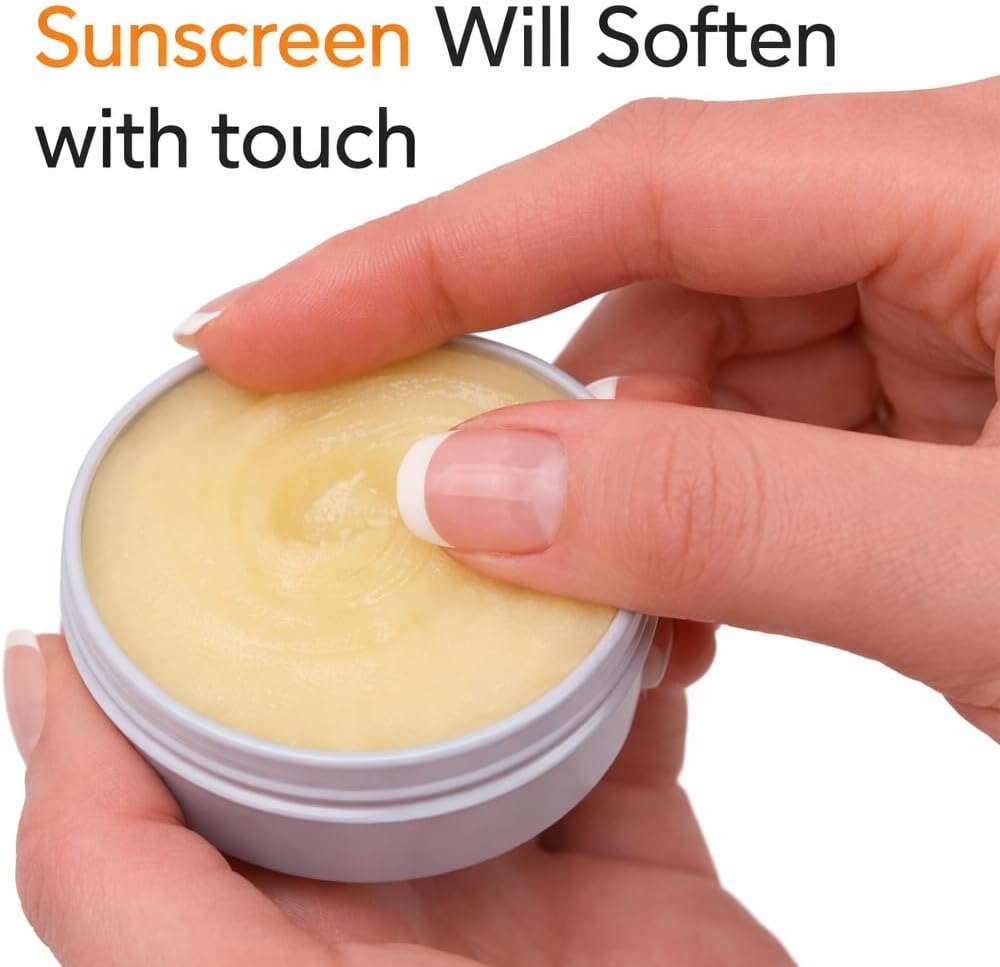 Sit. Stay. Forever. organic pet sunscreen cream side profile view