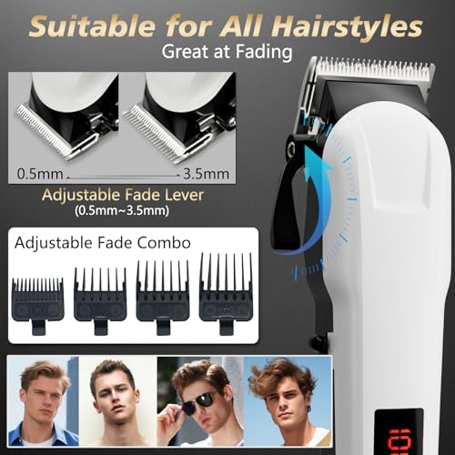 Anrom hair grooming kit with adjustable lever details