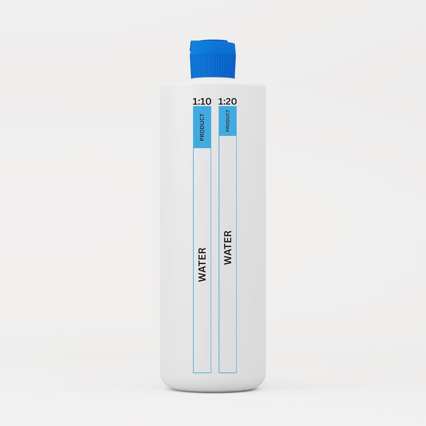 We Love Doodles dilution bottle pack showing instructions to add water first