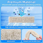 Aquaneat replacement aquarium pads for clear tank water