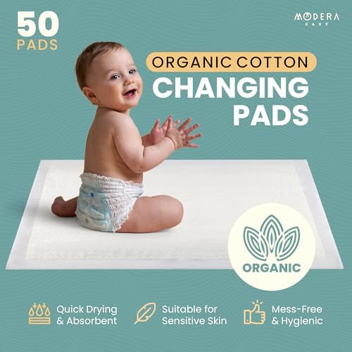 Modera changing pad liners stacked showing quilted texture