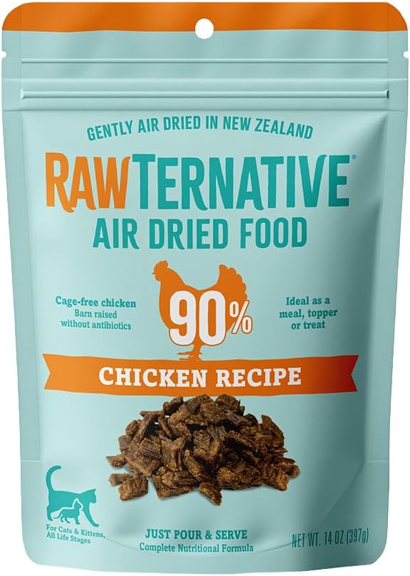 Grandma Mae's Country Naturals RawTernative Air-Dried Cat Food, Beef & Salmon Recipe, 90% Real Beef & Salmon, Complete & Balanced Meal for Cats & Kittens, Gently AirDried in New Zealand, 14 oz - Image 12