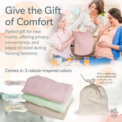 Mother using Kiddycare nursing cover in a public setting