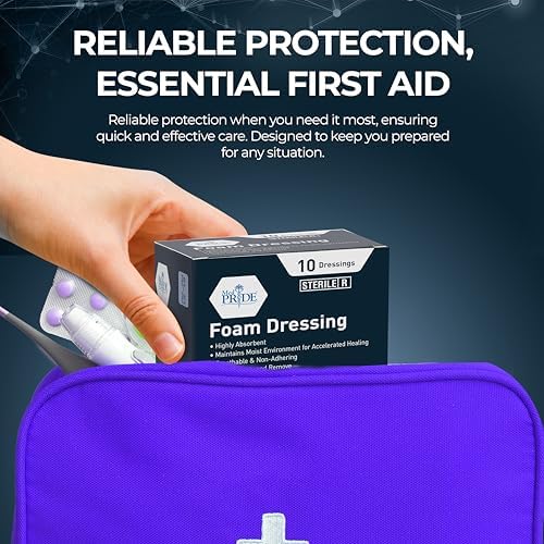 Med Pride sterile wound dressing pads showing soft protective texture