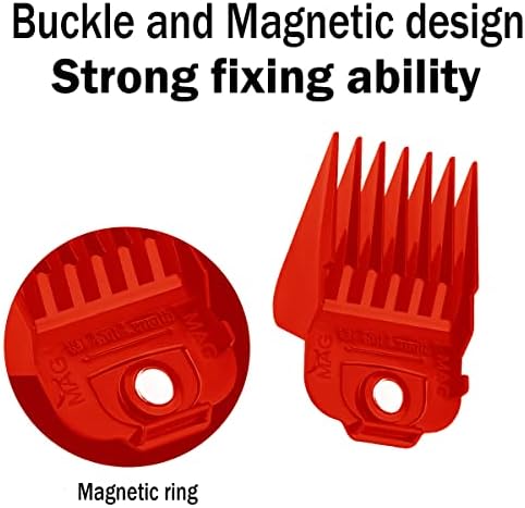 Kaynway professional magnetic cutting guide combs for hair clippers