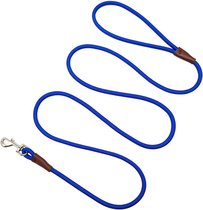 Small Dog Leash, 1/4" by 6/8/10 FT Lightweight Strong Nylon Rope Leash, Bright Classic Lead for Small Pets/Puppy (6ft, Black) - Image 13