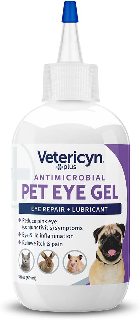 Vetericyn hypochlorous acid pet eye lubricant application view