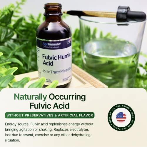 AgeImmune ionic trace minerals liquid two fluid ounces bottle