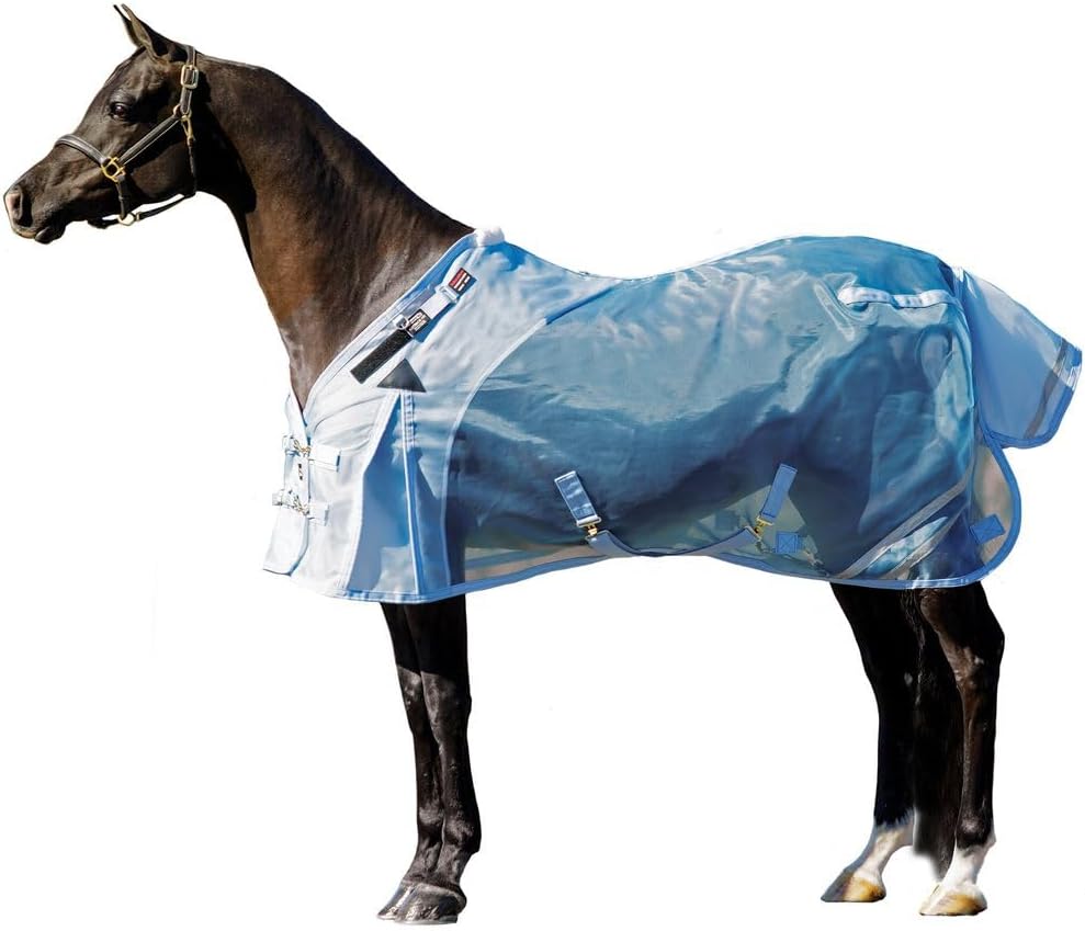 Schneiders Mosquito Mesh II Adjusta-Fit Horse Fly Sheets | Insect & UV Protection for Horses | Durable 350D Mesh | Reflective Safety Stripes - Image 14
